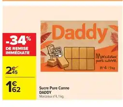 Carrefour Market DADDY Sucre Pure Canne offre