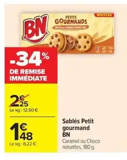 Carrefour Market BN Sablés Petit gourmand offre