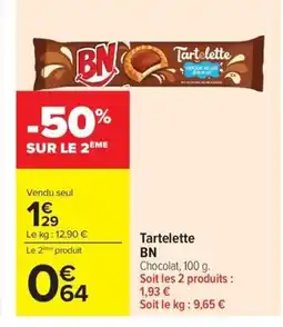 Carrefour Market BN Tartelette offre