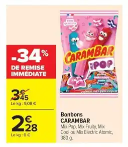 Carrefour Market CARAMBAR Bonbons offre