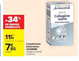 Carrefour Market JUVAMINE Compléments alimentaires offre