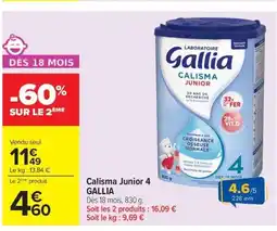 Carrefour Market GALLIA Calisma Junior 4 offre