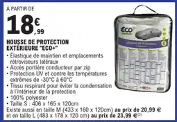 E.Leclerc Housse de Protection Extérieure ECO+ offre