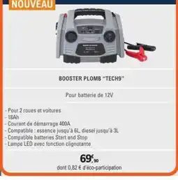 E.Leclerc BOOSTER PLOMB “TECH9” offre