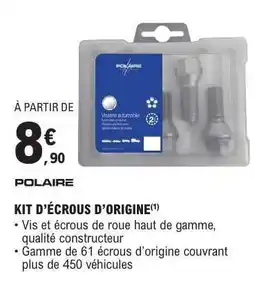 E.Leclerc KIT D’ÉCROUS D’ORIGINE offre
