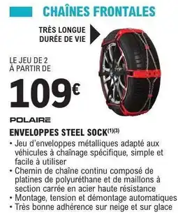 E.Leclerc ENVELOPES STEEL SOCK offre