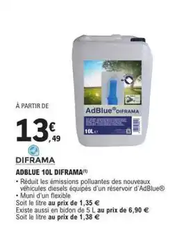 E.Leclerc ADBLUE 10L DIFRAMA offre