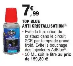 E.Leclerc TOP BLUE ANTI CRISTALLISATION offre