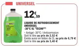 E.Leclerc LIQUIDE DE REFROIDISSEMENT UNIVERSEL offre