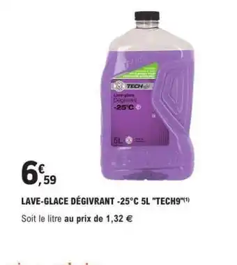 LAVE-GLACE DÉGIVRANT -25°C 5L TECH9