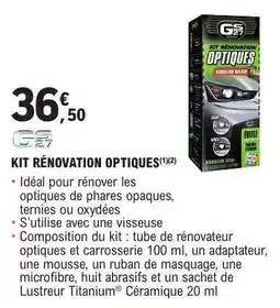 E.Leclerc KIT RÉNOVATION OPTIQUES offre