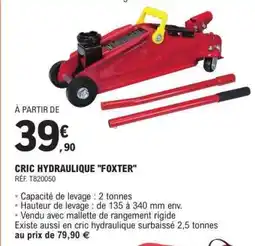 E.Leclerc CRIC HYDRAULIQUE FOXTER offre