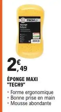E.Leclerc ÉPONGE MAXI TECH9 offre