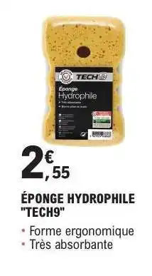 E.Leclerc ÉPONGE HYDROPHILE TECH9 offre