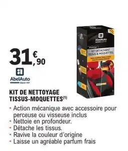 E.Leclerc KIT DE NETTOYAGE TISSUS-MOQUETTES offre