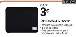 E.Leclerc TAPIS MOQUETTE “TECH9” offre