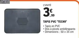 E.Leclerc TAPIS PVC 'TECH9' offre