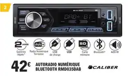 E.Leclerc AUTORADIO NUMÉRIQUE BLUETOOTH RMD035DAB offre