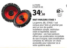 E.Leclerc HAUT-PARLEURS STAGE 1 offre