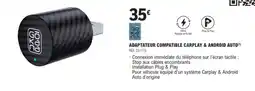 E.Leclerc ADAPTATEUR COMPATIBLE CARPLAY & ANDROID AUTO offre