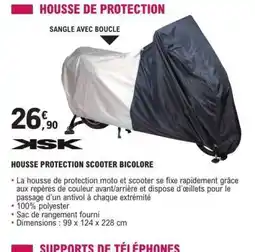 E.Leclerc HOUSSE PROTECTION SCOOTER BICOLORE offre