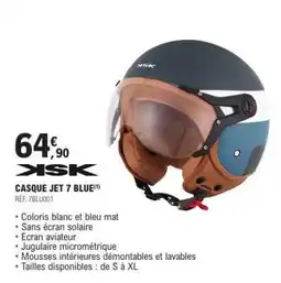 E.Leclerc CASQUE JET 7 BLUE offre