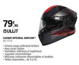 E.Leclerc BULLIT CASQUE INTEGRAL AIRFLOW offre
