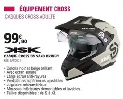 E.Leclerc KSK CASQUE CROSS DS SAND DRIVE offre