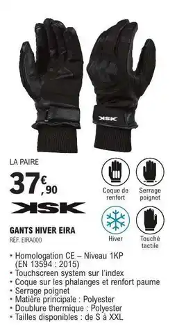 E.Leclerc GANTS HIVER EIRA offre