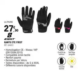 E.Leclerc GANTS ETE FIRST offre