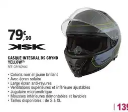 E.Leclerc CASQUE INTEGRAL DS GRYND YELLOW offre