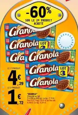 E.Leclerc Granola offre