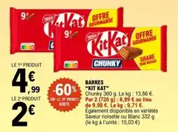 E.Leclerc BARRES “KIT KAT” offre
