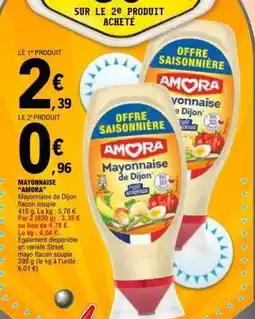 E.Leclerc Mayonnaise AMORA offre