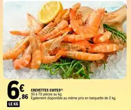E.Leclerc CREVETTES CUITES offre