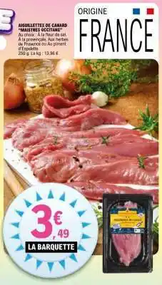 E.Leclerc AIGUILLETTES DE CANARD MAÎTRES OCCITANS offre