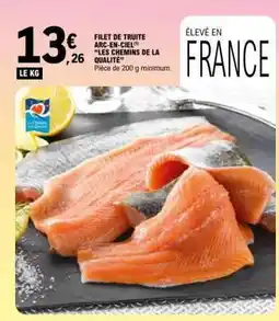 E.Leclerc Filet de Truite Arc-en-Ciel offre