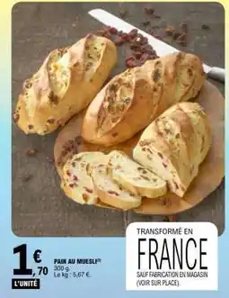 E.Leclerc Pain au Muesli offre