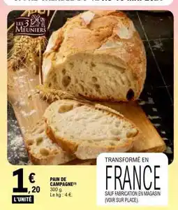 E.Leclerc Pain de campagne offre