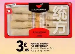 E.Leclerc PLATEAU 8 NEMS LE CANTONNAIS offre