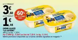E.Leclerc Crème glacée LA LAITIÈRE offre
