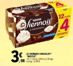 E.Leclerc Le Viennois Chocolat Nestlé offre