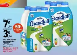 E.Leclerc LAIT DEMI-ÉCRÉMÉ UHT GRAND LAIT CANDIA offre