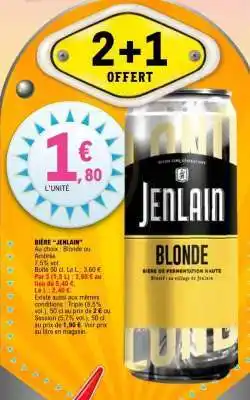 E.Leclerc BIÈRE JENLAIN offre