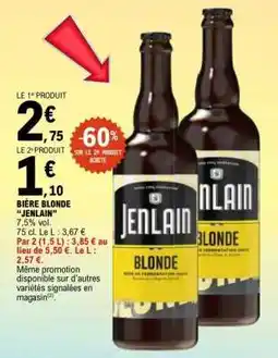 E.Leclerc Bière Blonde Jenlain offre