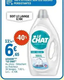 E.Leclerc LESSIVE LE CHAT offre