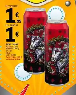 E.Leclerc BIÈRE SLASH offre