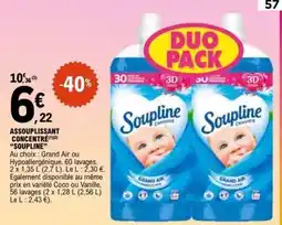 E.Leclerc ASSOUPLISSANT CONCENTRÉ SOUPLINE offre