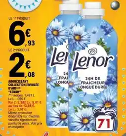 E.Leclerc Adoucissant Collection Envolée d'Air offre