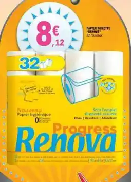 E.Leclerc PAPIER TOILETTE “RENOVA” offre